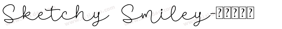 Sketchy Smiley字体转换